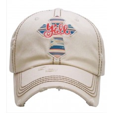 Y’all Cross Embroidered Hombre Mujer Factory Distressed Baseball Cap Stone Hat  eb-40653314